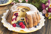 Blueberry and Lemon Olive Oil Bundt Cakes