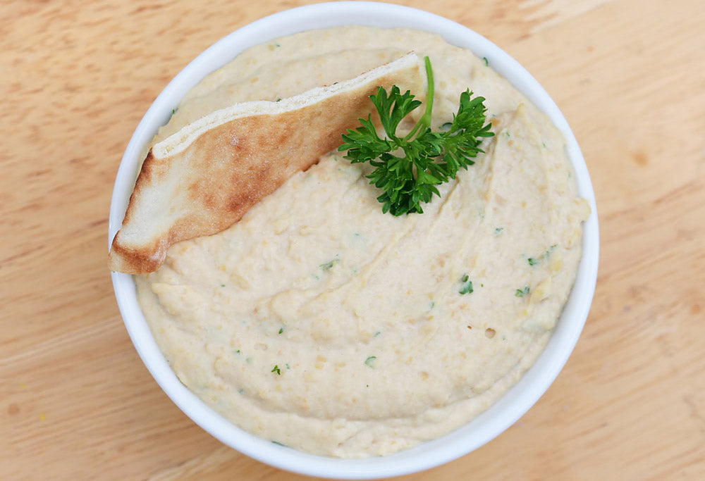 White Bean Spread with fresh Extra Virgin Olive Oil