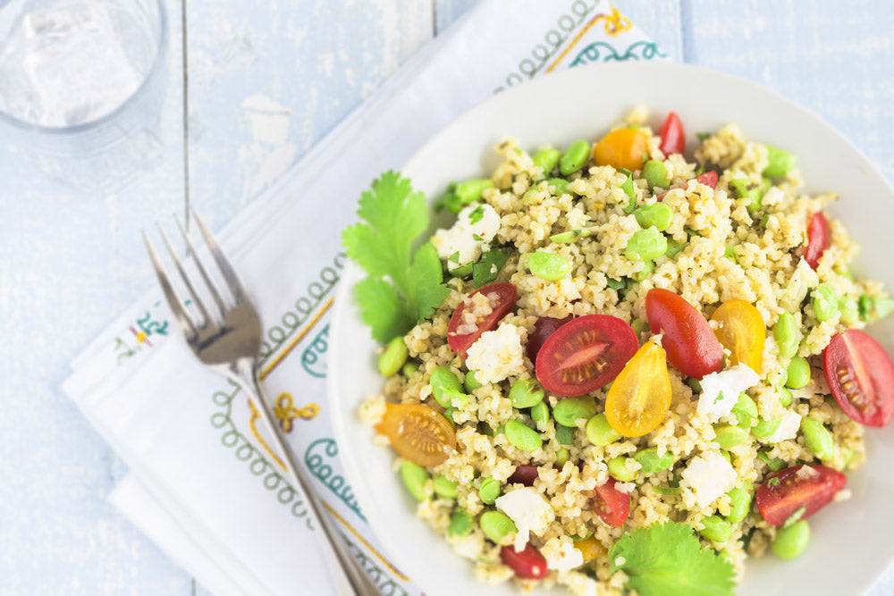 Bulgur Salad with Lemon-Dill Vinaigrette