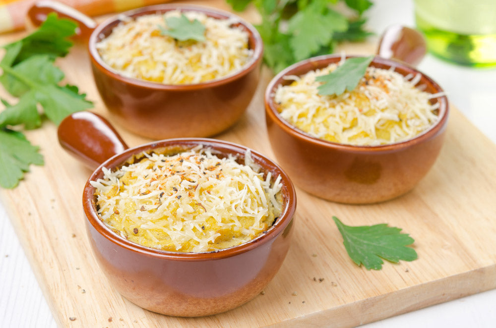 Mashed Cauliflower with EVOO & Roasted Garlic
