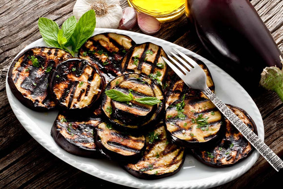 Grilled Neapolitan Herb Marinated Eggplant