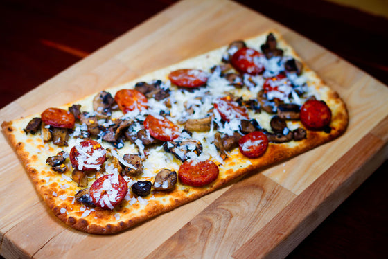 Wild Mushroom & Sage Olive Oil Flat Bread
