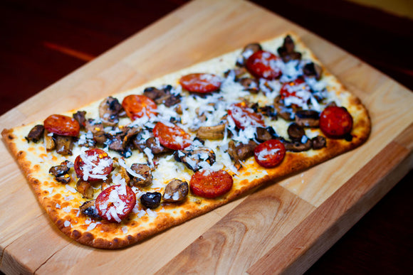Wild Mushroom & Sage Olive Oil Flat Bread