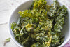 Spicy Baked Olive Oil Kale Chips
