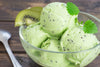 Kiwi Sorbet With Lemon Olive Oil