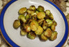 EVOO Roasted Brussels Sprouts with Honey & Balsamic Glaze