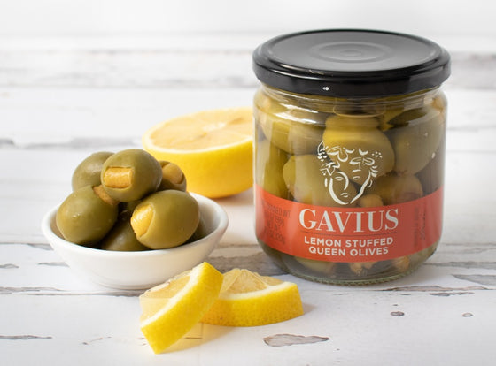 Gavius Queen Olives Stuffed with Lemons - 320g